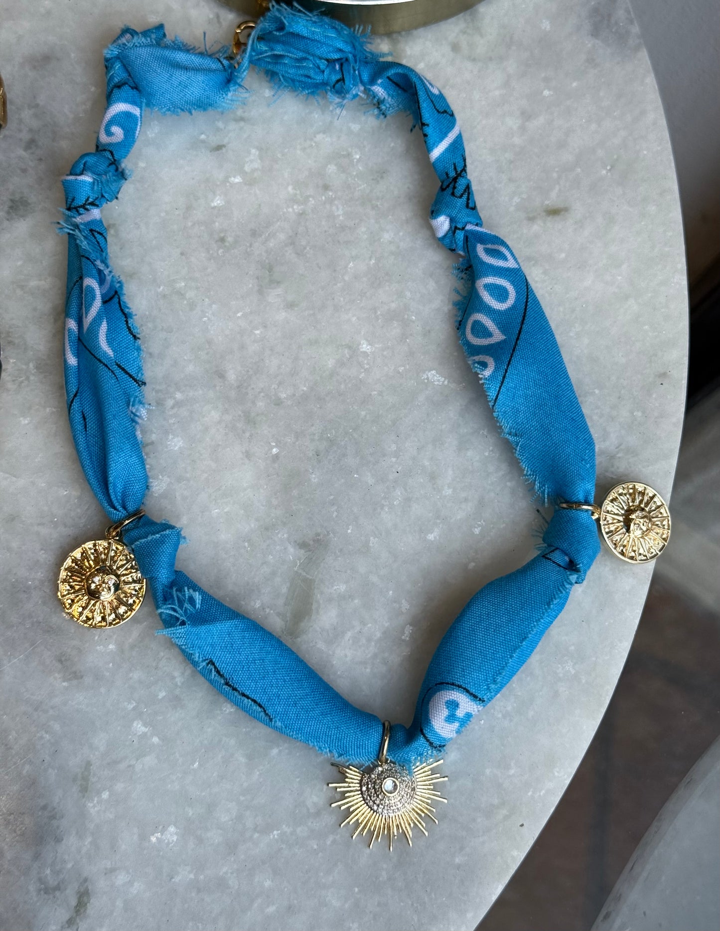 scarf necklace