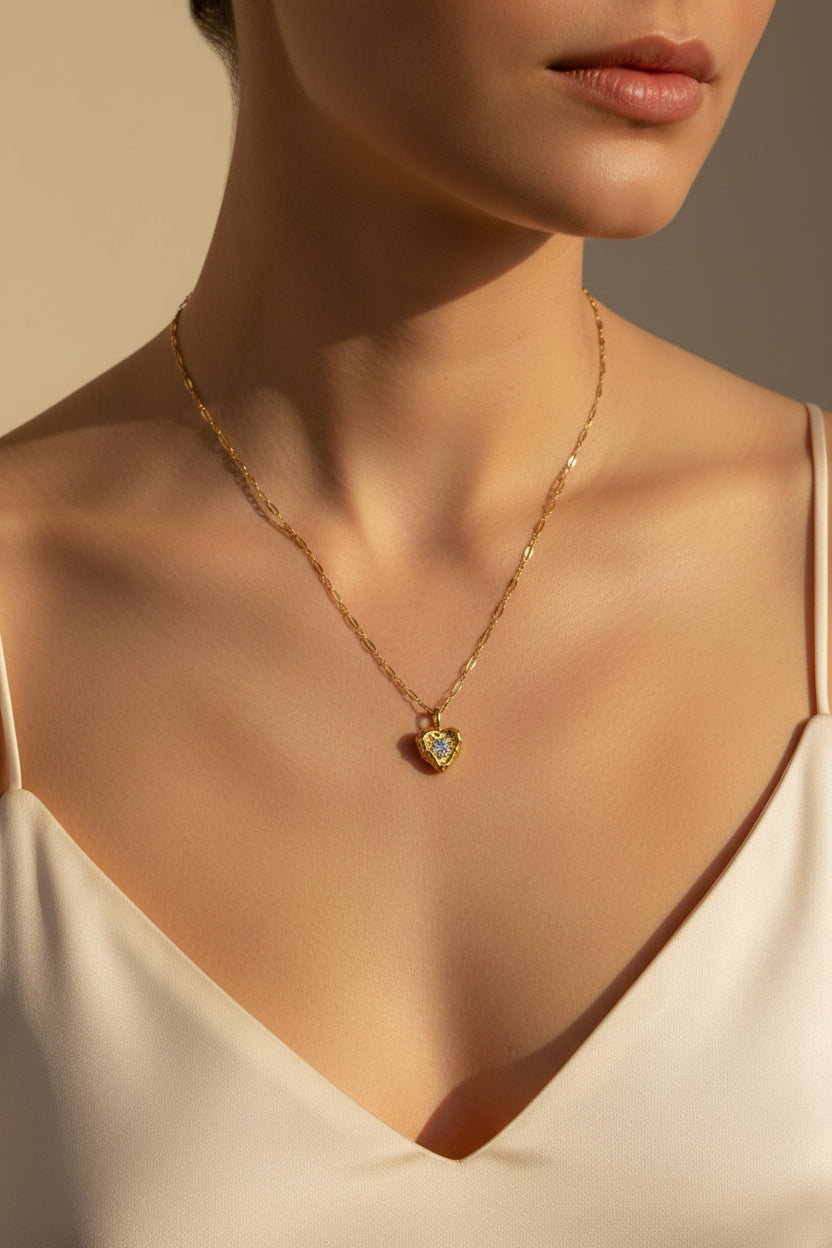 Vintage heart necklace