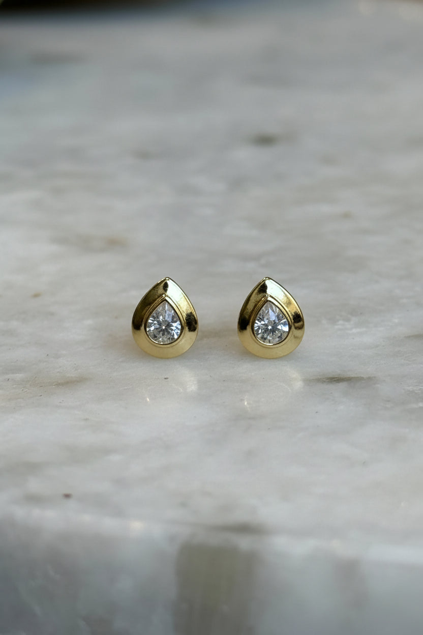 Drop stud earrings