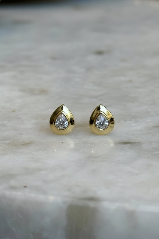 Drop stud earrings